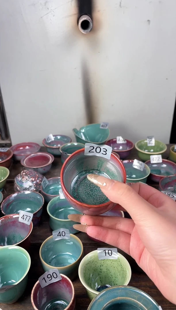 【闪购商品】摆件钧瓷手工茶器窑变