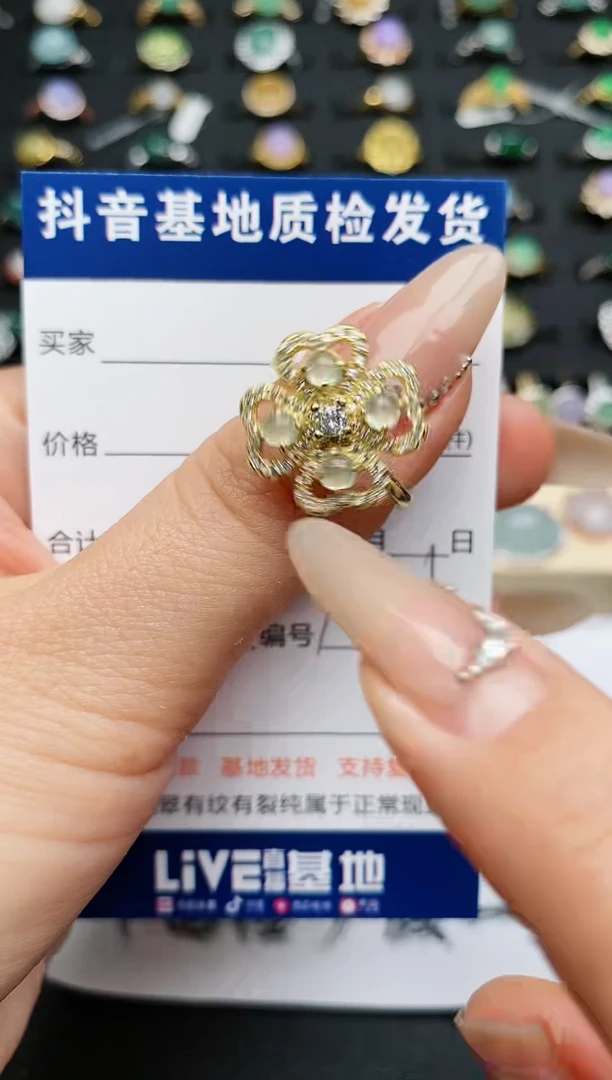 【闪购商品】翡翠戒指银S925镶嵌.............