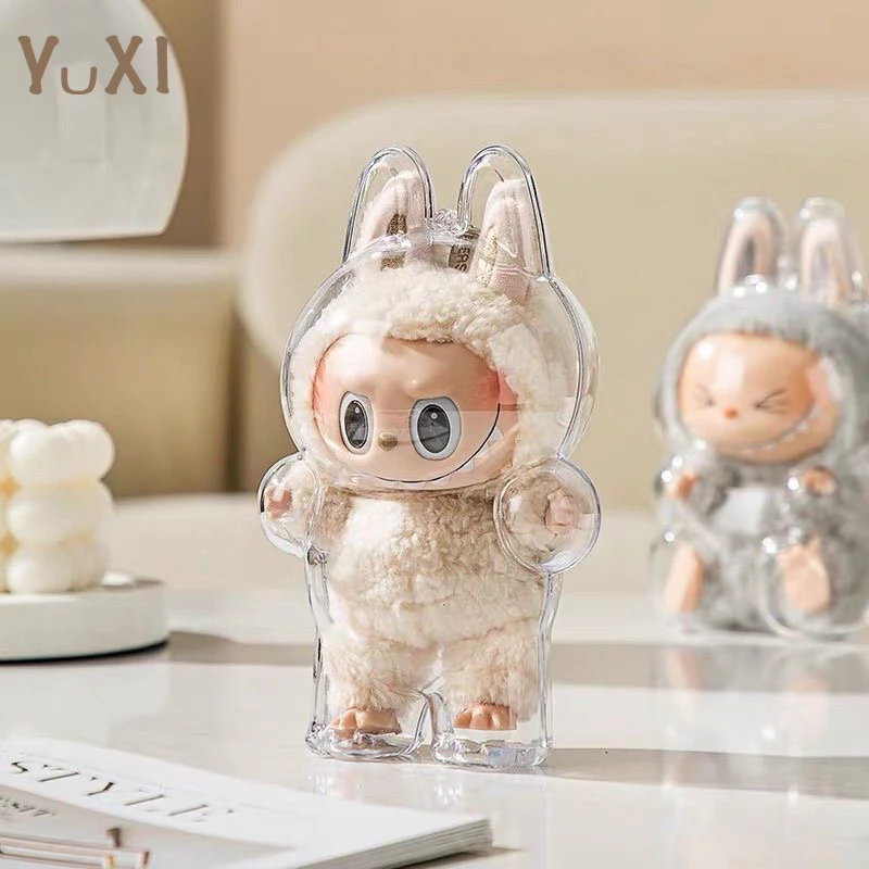 YUXI/与西拉布布收纳盒坐坐派对1代2代透明保护壳挂饰遛娃包