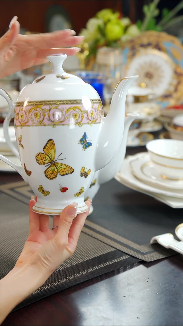 瓷片茶壶  1个   福利款