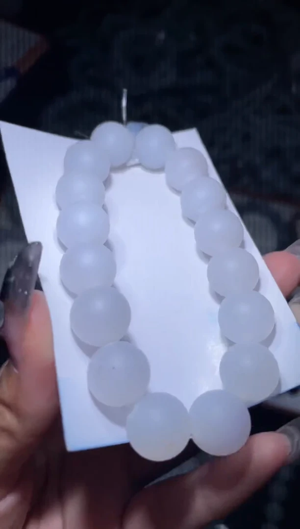 定制翡翠未镶嵌天然缅甸A货翡翠手串1