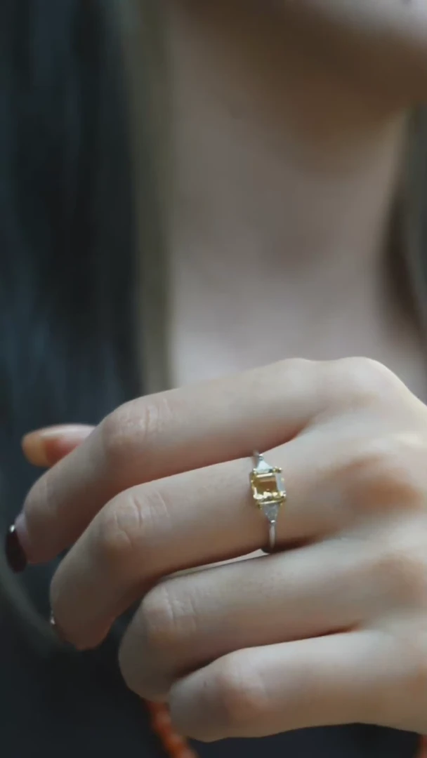 【闪购商品】水晶开口戒未镶嵌N51