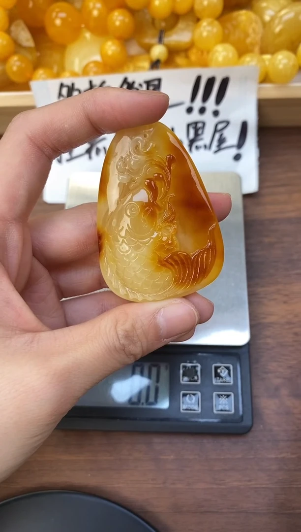 裸石琥珀未镶嵌天然琥珀蜜蜡