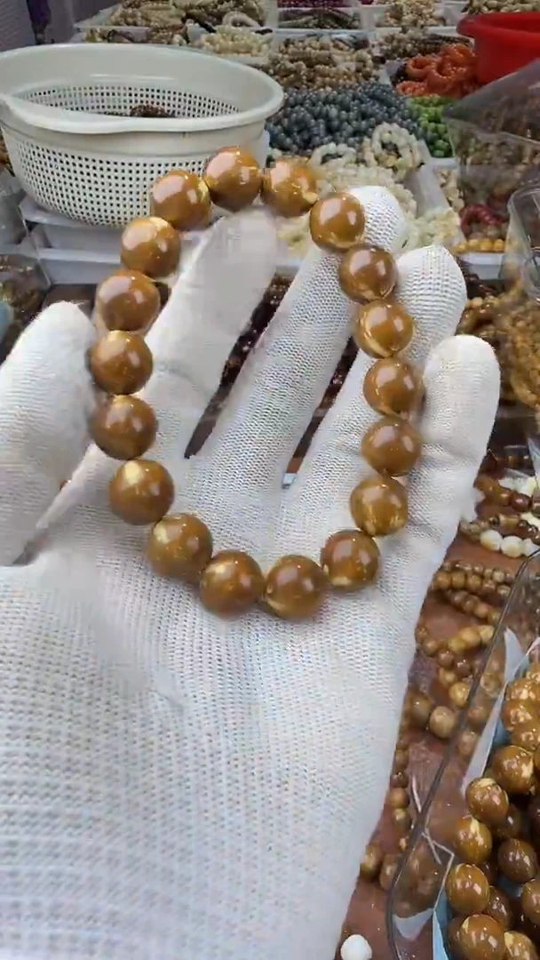 手串紫金鼠紫金鼠琥珀色圆珠
