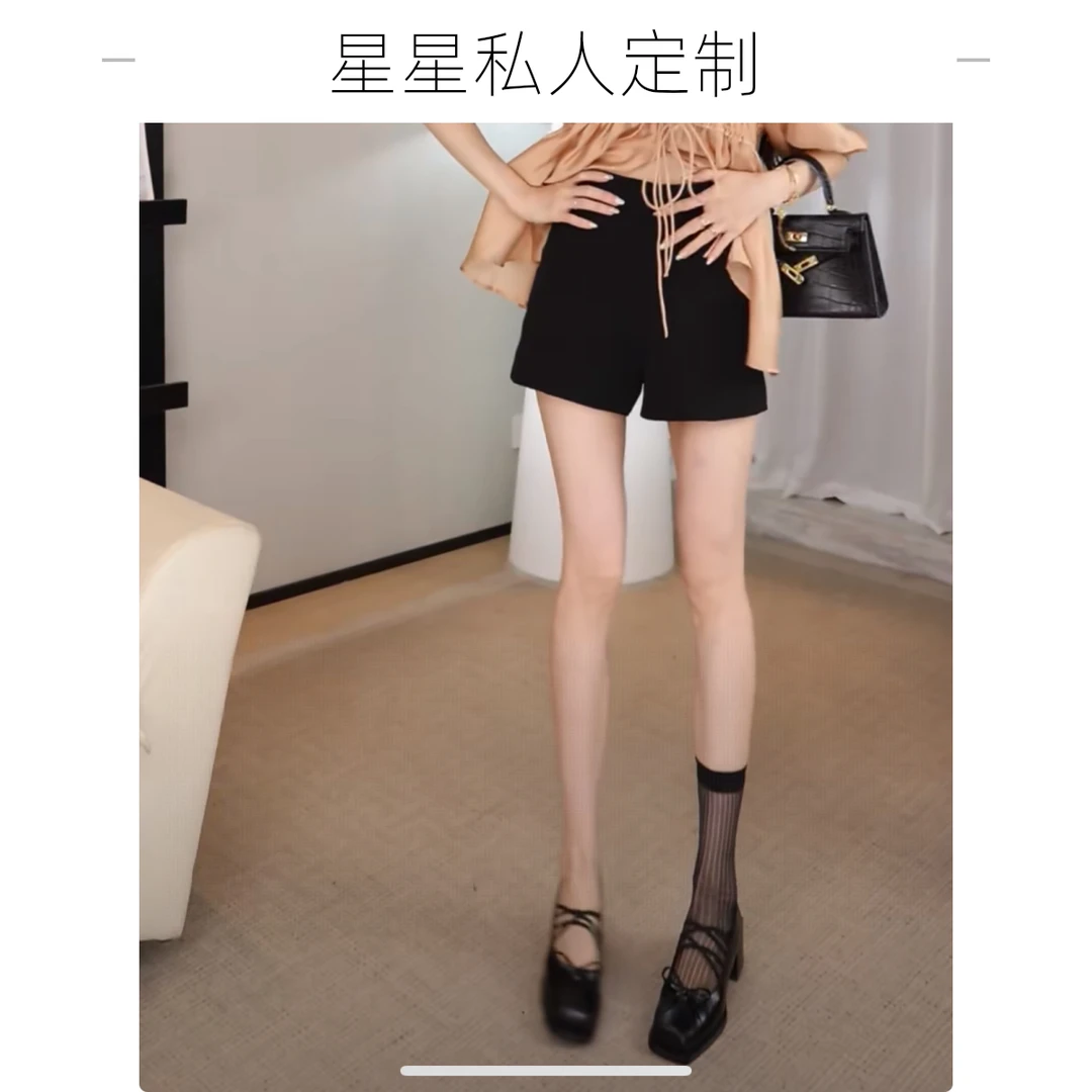 【星星私人定制】金丝亮线袜子女INS潮走秀款堆堆袜