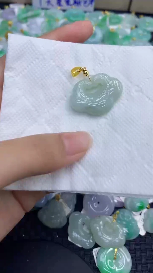颈饰未镶嵌翡翠天然缅甸A货翡翠