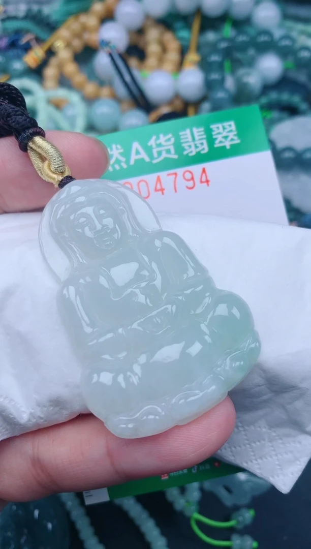 翡翠未镶嵌颈饰.0004794