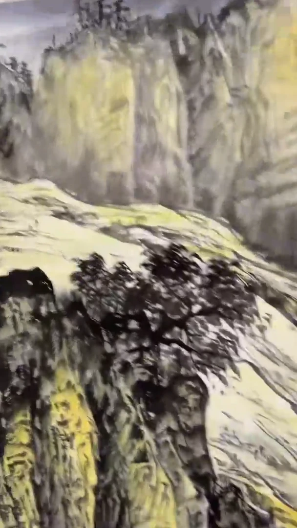 国画李纲-4平尺-山水国画