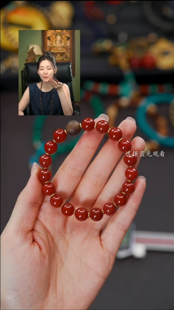 南红玛瑙文玩配饰未镶嵌文玩配饰