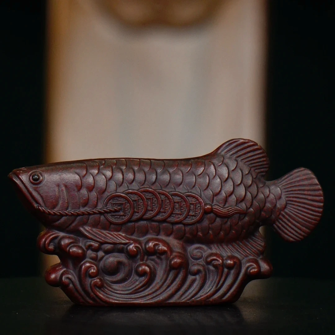 紫 金龙鱼 宜兴紫砂