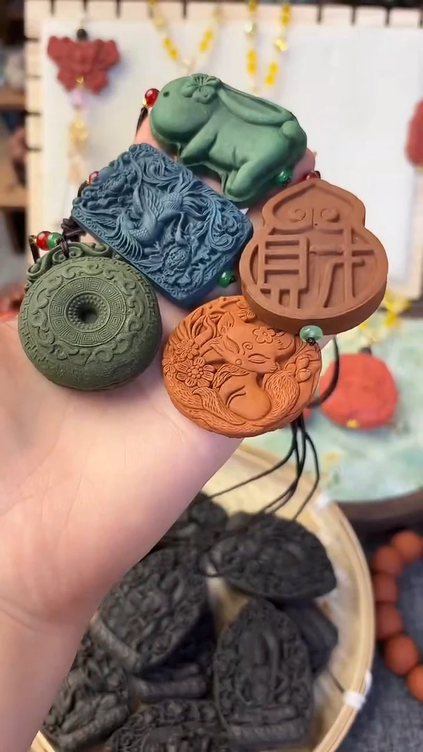 泥塑香牌体验款五个一起