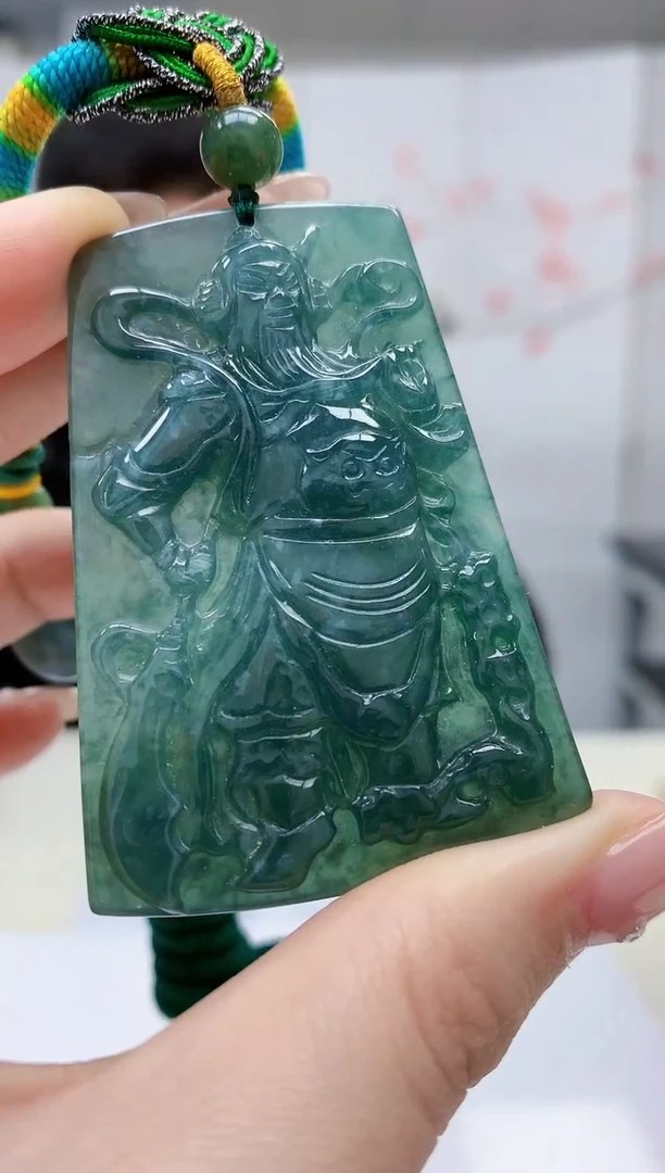 【闪购商品】定制翡翠未镶嵌4915jw-毛货挂件75