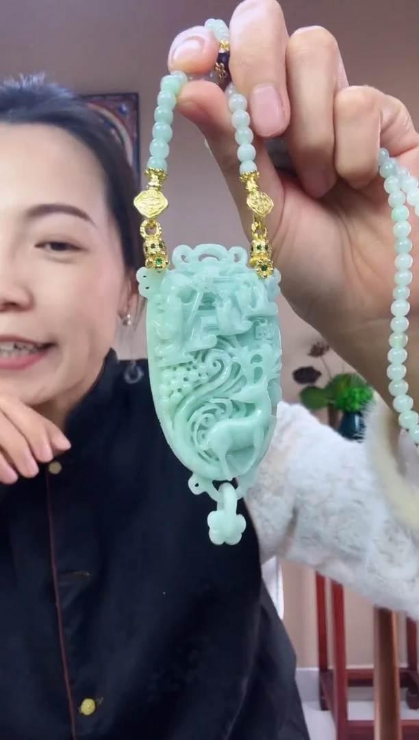 【闪购商品】翡翠颈饰未镶嵌特色原创翡翠颈饰