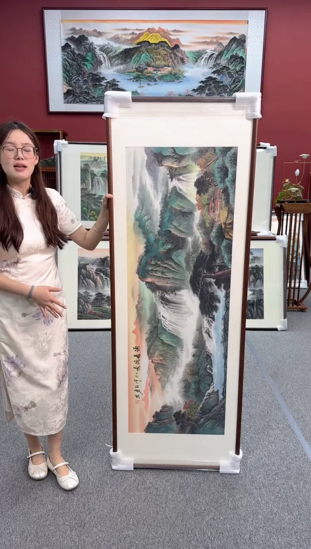 国画手绘 源远流长 172*65