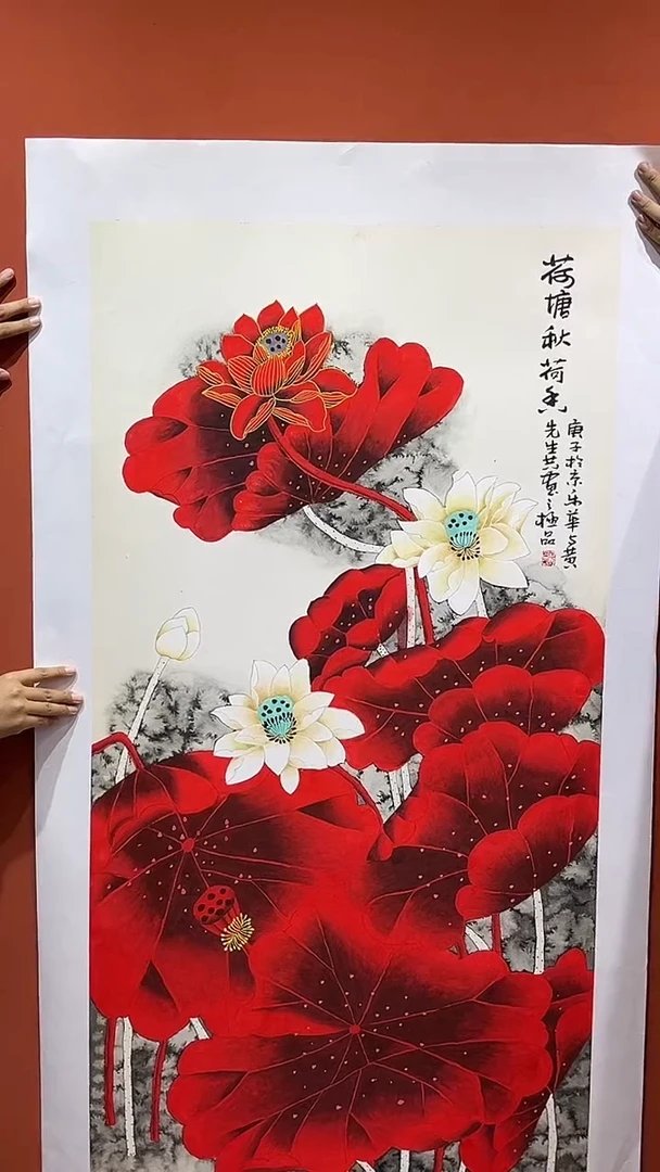 国画郑乐华手绘绘画作品9-66