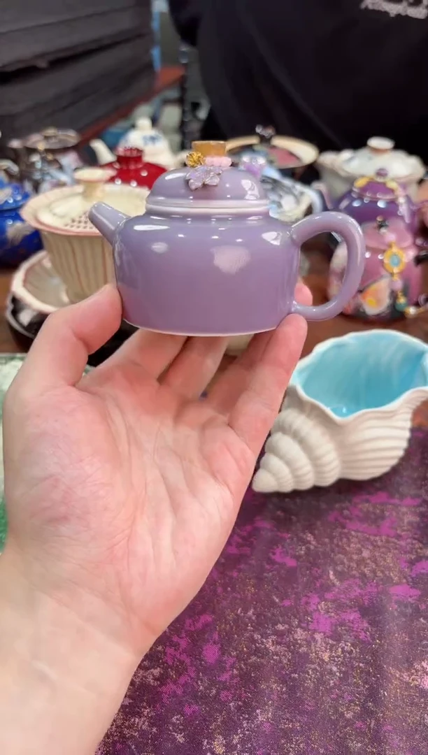 摩吉陶陶闪拍链接 紫汝茶壶