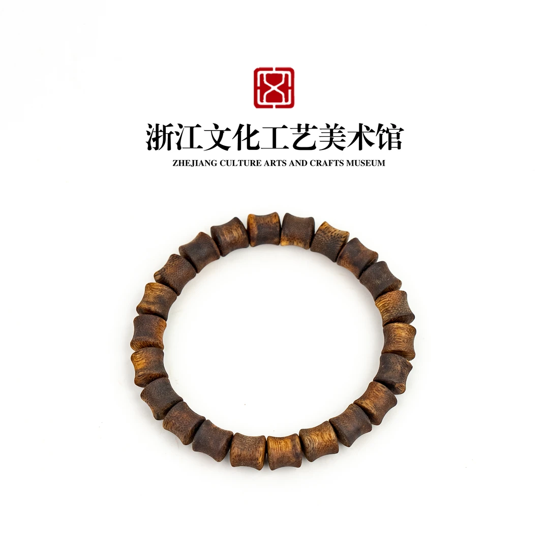 沉香【新品】海南霸王岭奇楠竹节珠手串7.5g 9*9mm R