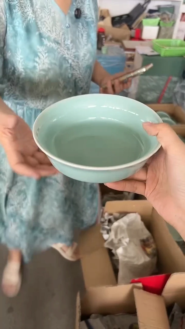 龙泉云间青瓷小米茶器