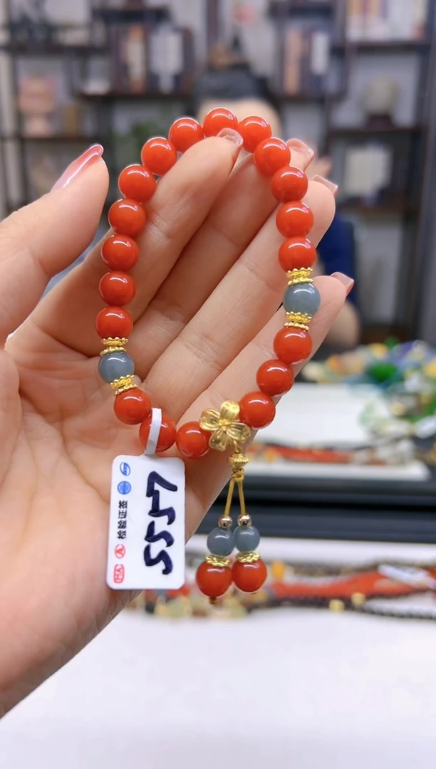 【闪购商品】南红玛瑙手链未镶嵌S557