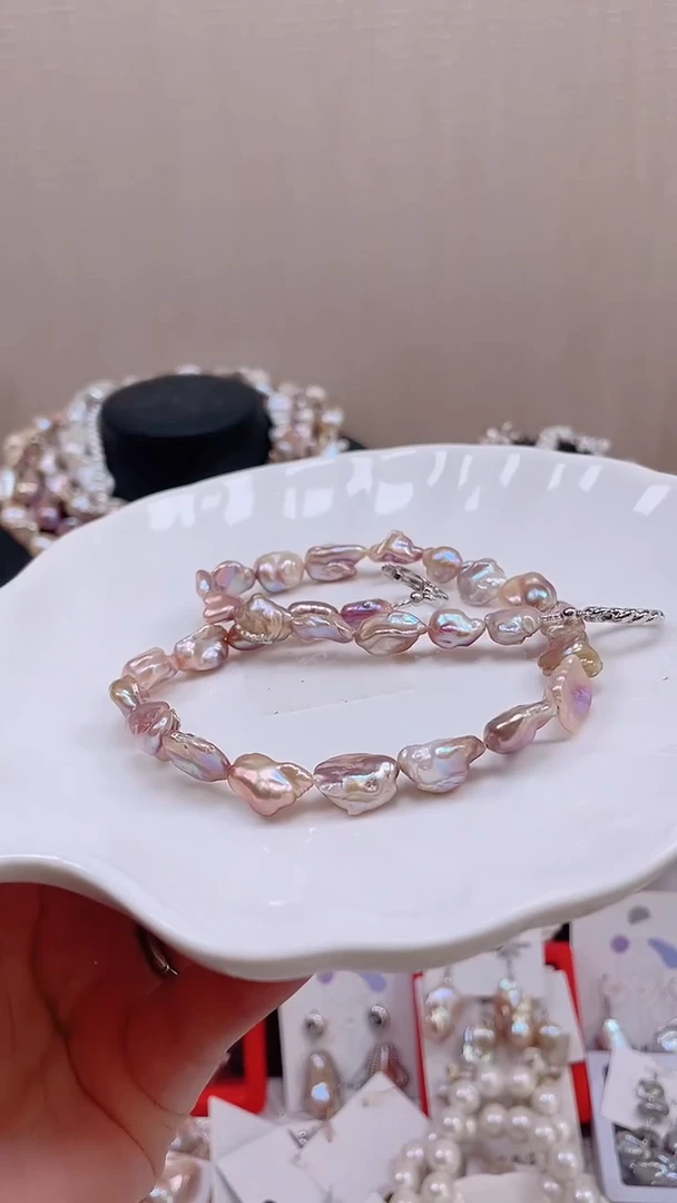 未镶嵌项链淡水珍珠【纯恬饰品】