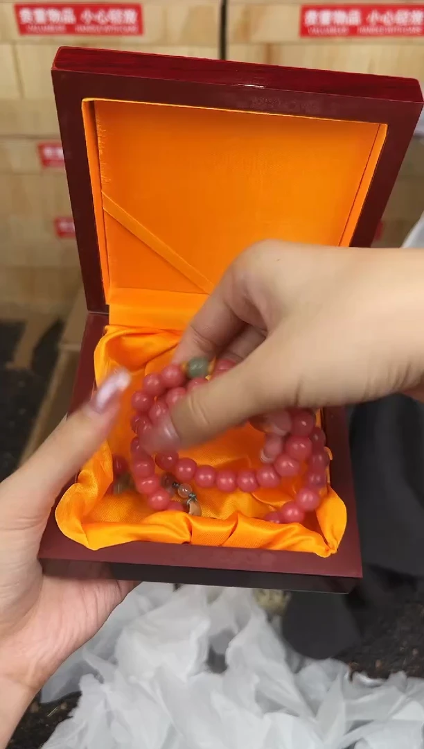 陈得住文玩阁粉玉菩提链接@@YS1065