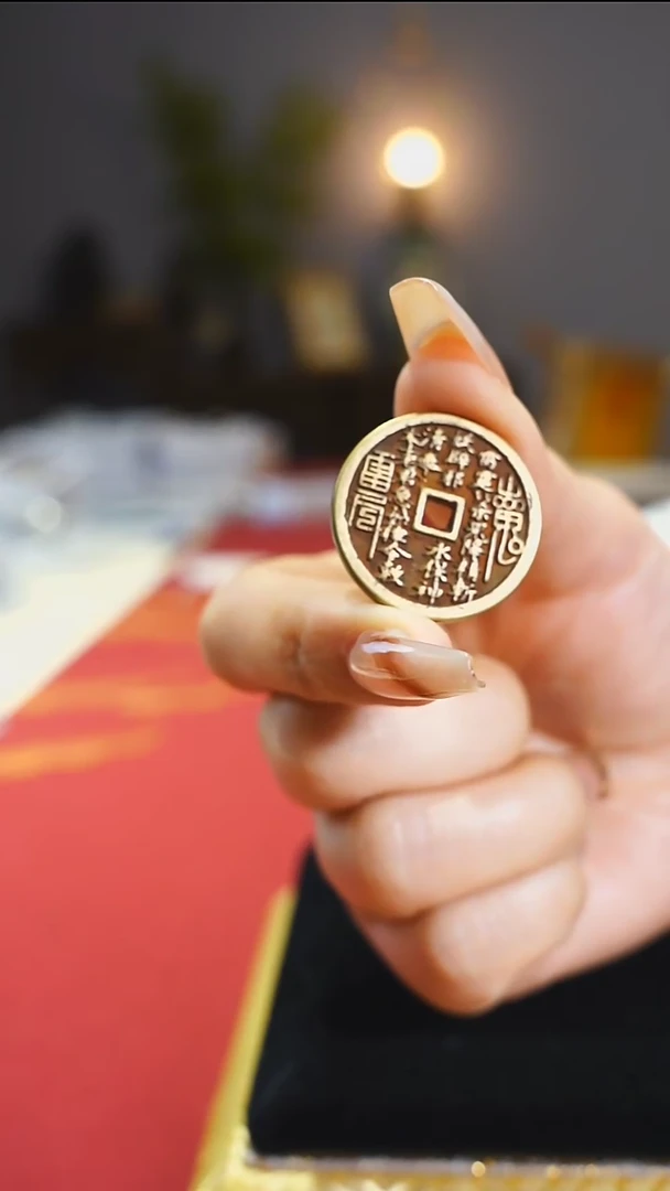 【闪购商品】外圆内方山鬼背八卦/0467