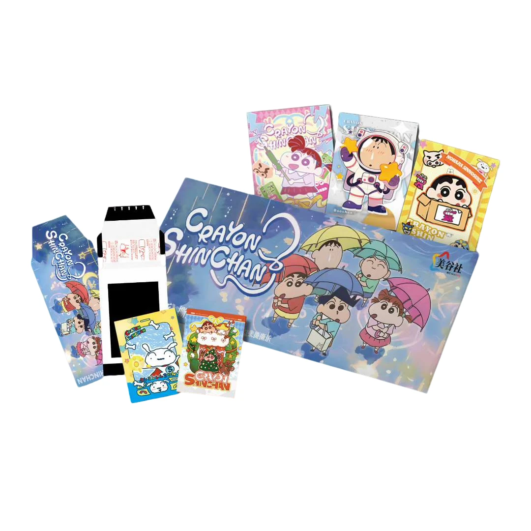 【宠粉浮浮】美谷社 蜡笔小新 二创撕撕乐收藏卡牌盲盒（默认代拆）Q
