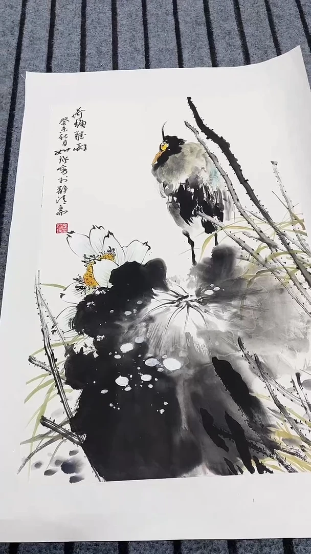 精品国画花鸟作品