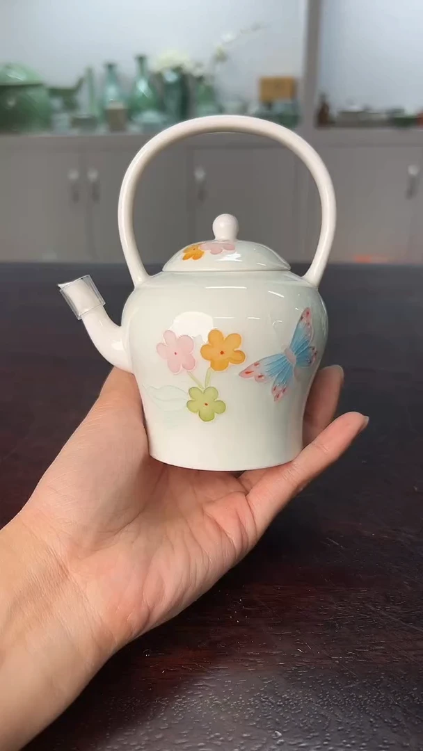 龙泉云间青瓷小米茶器