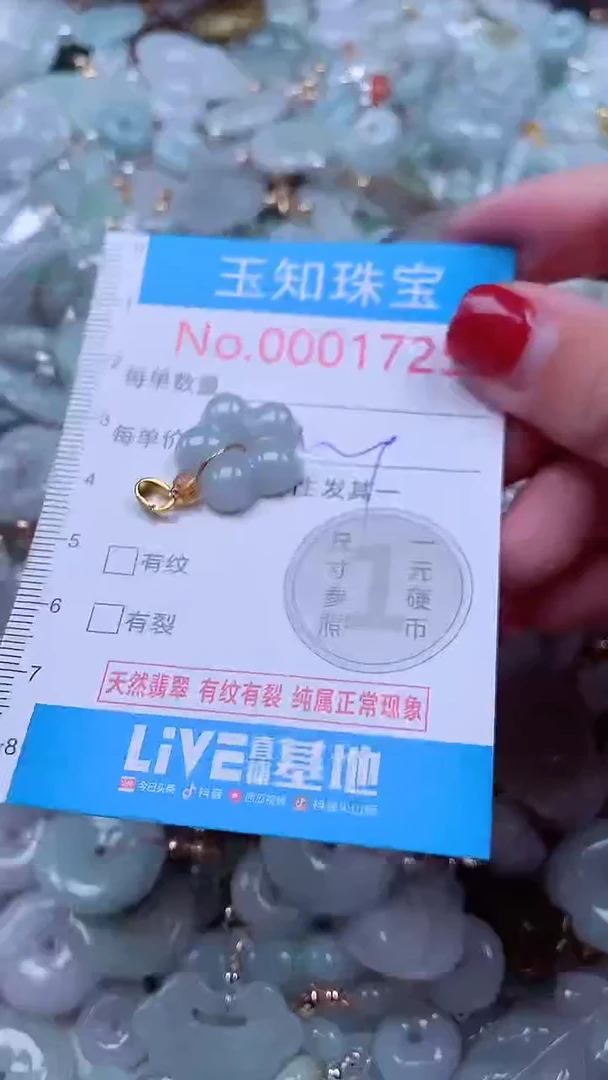 吊坠(不含链)未镶嵌翡翠1725