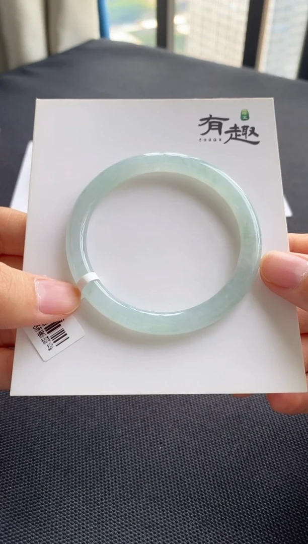 未镶嵌手镯翡翠51.4圆条
