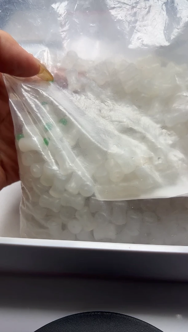 颈饰未镶嵌和田玉w2045和田*羊脂白节节高12*8mm*10颗