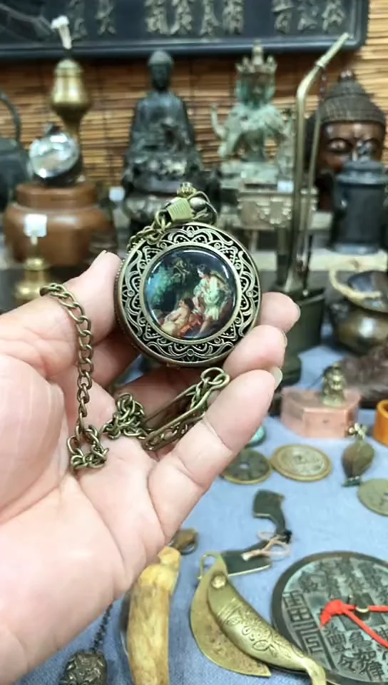 鸿兴工艺摆件把件怀表