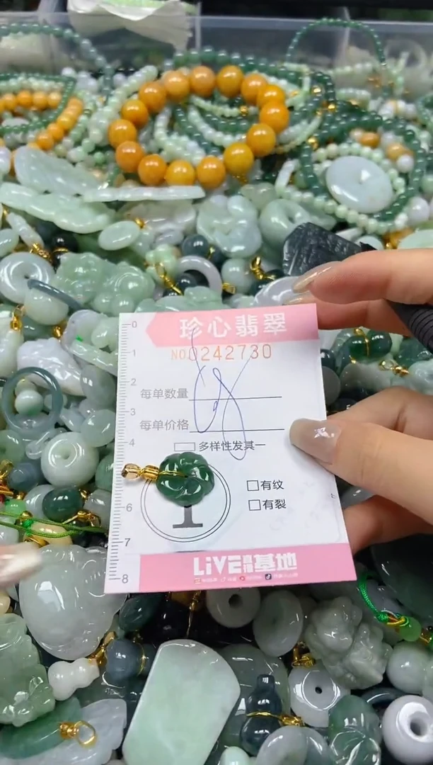 翡翠未镶嵌颈饰闪购0242730