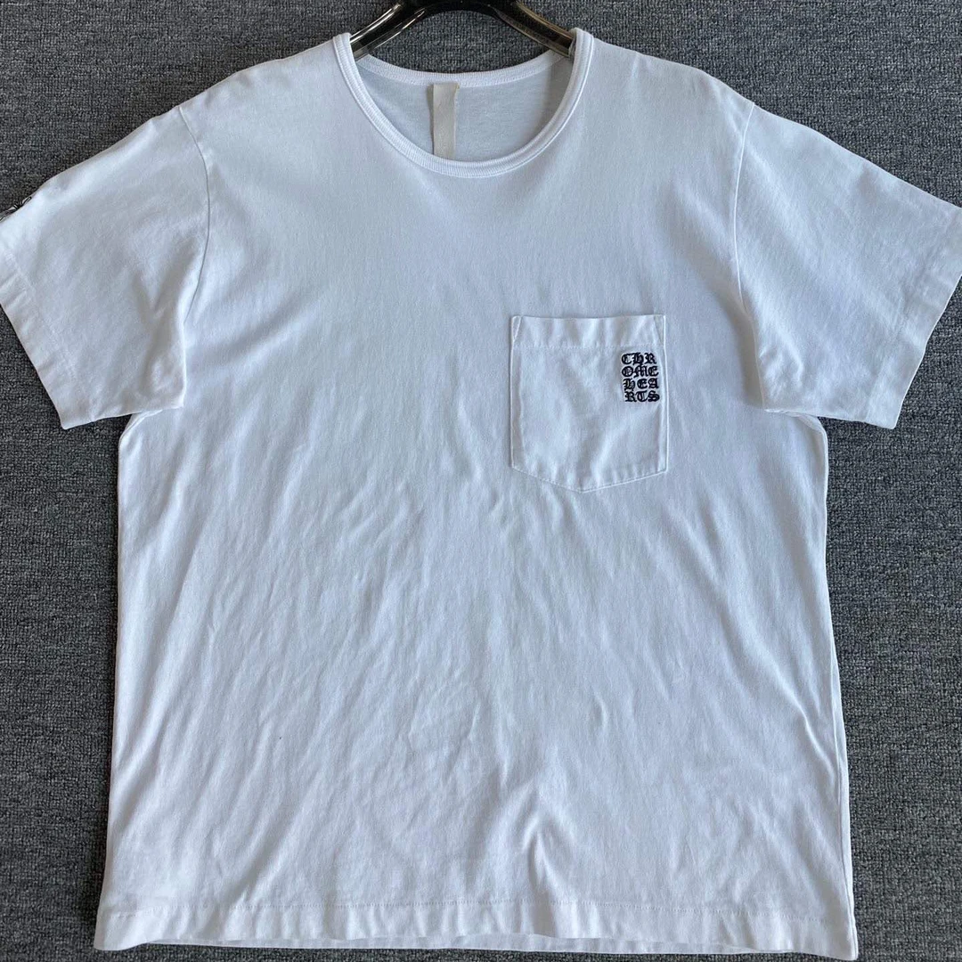 95新 Chrome Hearts/克罗心 梵文刺绣短袖 XL码 B10002