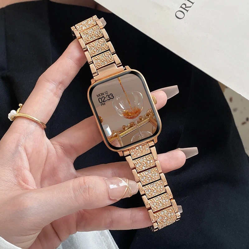 智能手表轻奢高级百搭女生款蓝牙通话运动手表2025新款多功能手环