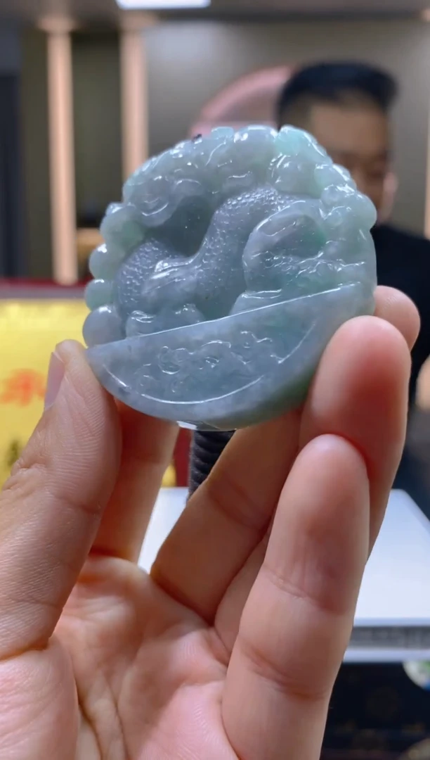 翡翠未镶嵌颈饰XM翡翠吊坠DP-10