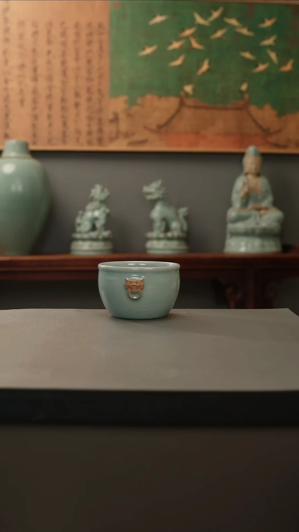 【闪购商品】杯仿古釉原矿  缸杯  微瑕