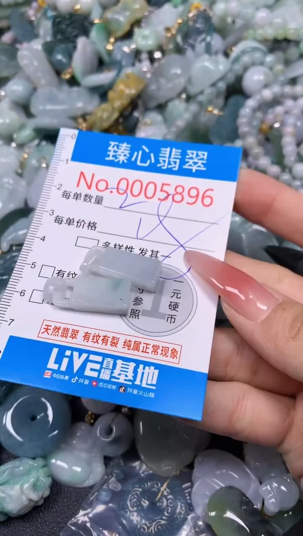 【闪购商品】翡翠颈饰未镶嵌含绳0005896