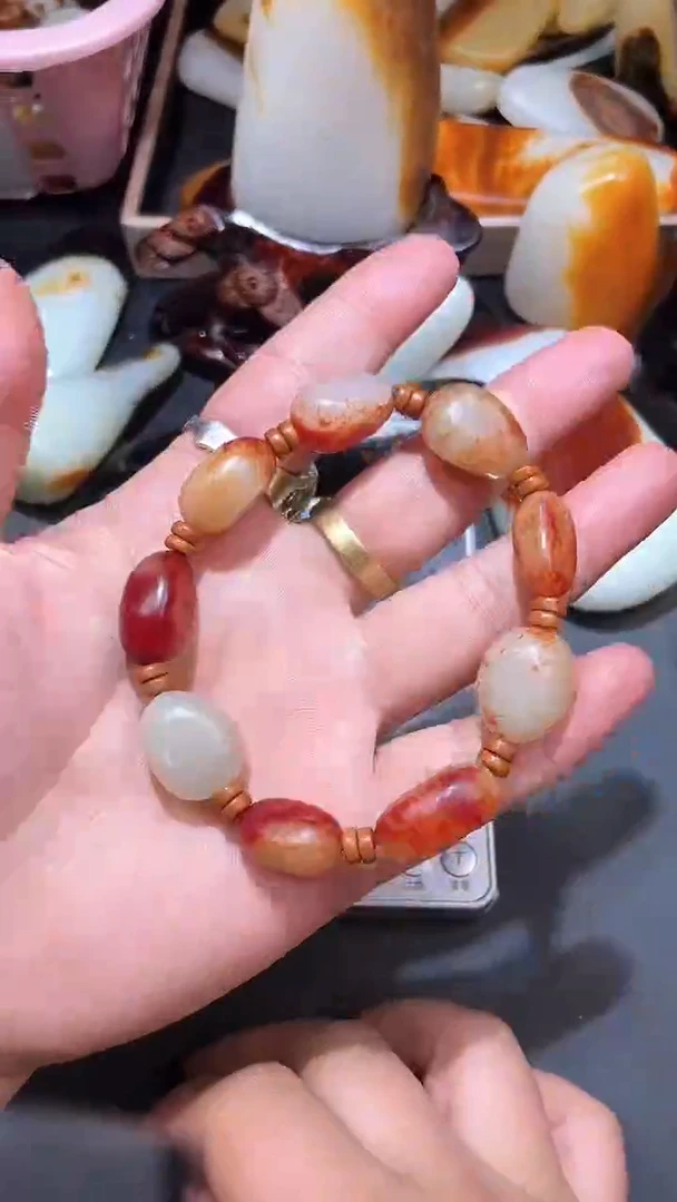 【闪购商品】和田玉（子料）手串未镶嵌YL-LL-2.4-56多样性发货