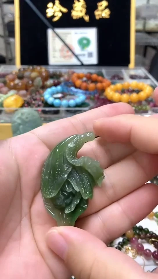 颈饰未镶嵌和田玉（糖玉）手链21