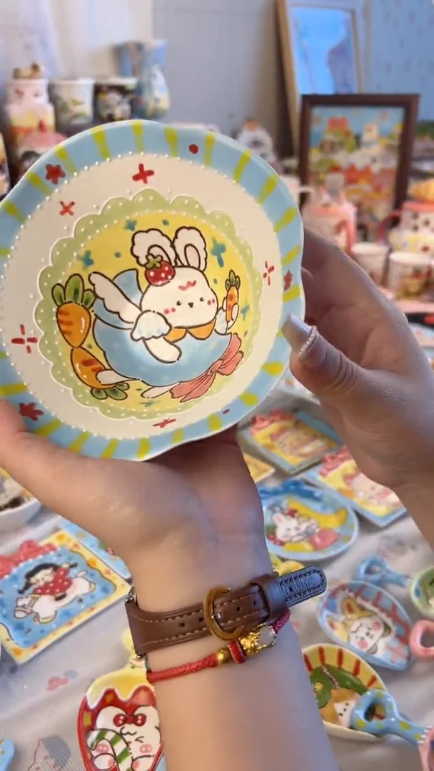 杯子陶景德镇陶瓷手绘微瑕处理
