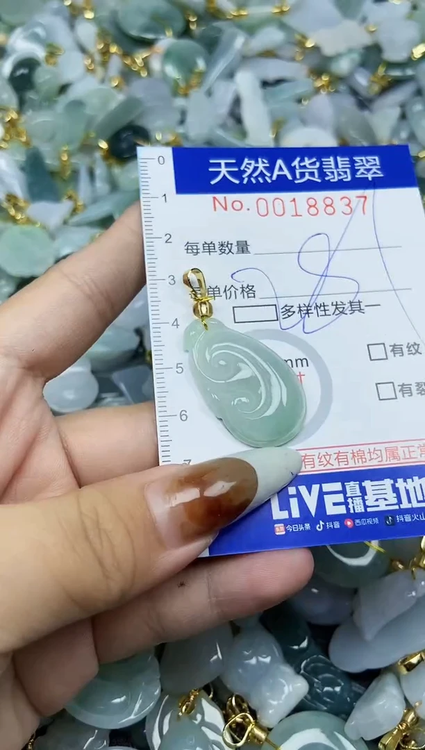 【闪购商品】翡翠颈饰未镶嵌天然A货翡翠