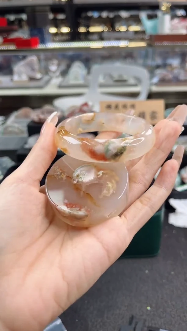 未镶嵌手镯石英质玉55圈口（赠品镯心）617260