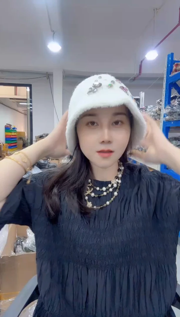 非金属布艺铜丝线边夹发箍集合 LG-895