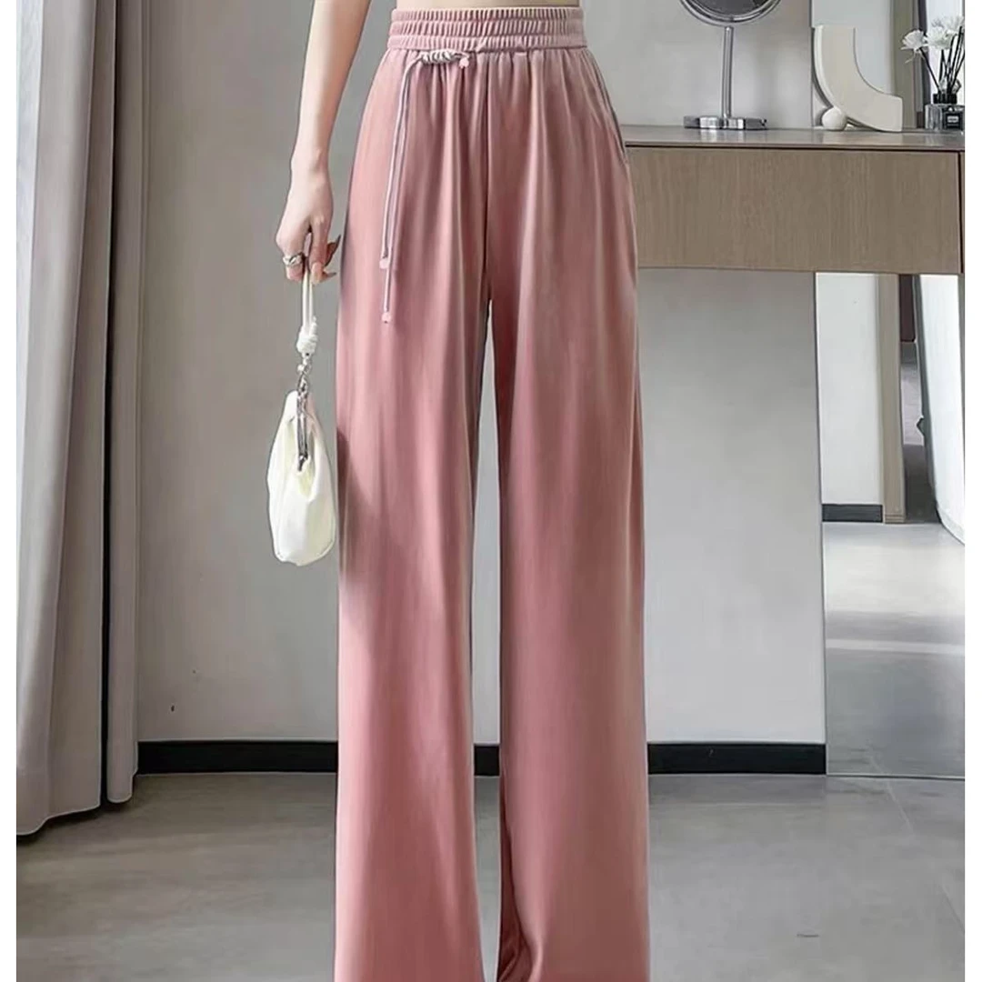 夏季新款醋酸日常气质女式休闲裤25DAK0931