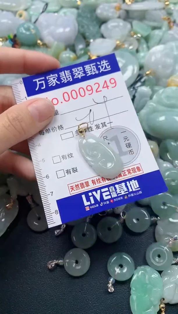 吊坠(不含链)未镶嵌翡翠9249