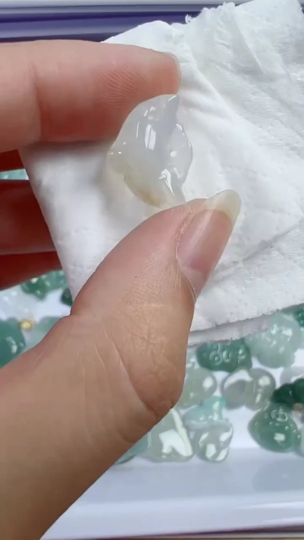 散珠翡翠159号链接，A货翡翠
