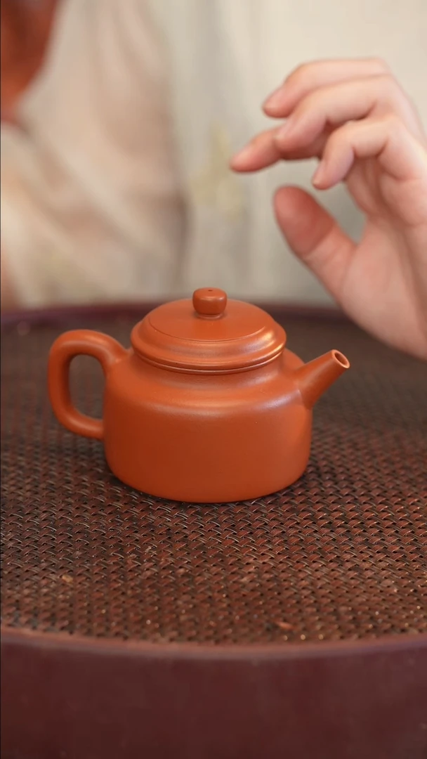 茶壶紫砂朱泥 半手工 德中 150cc