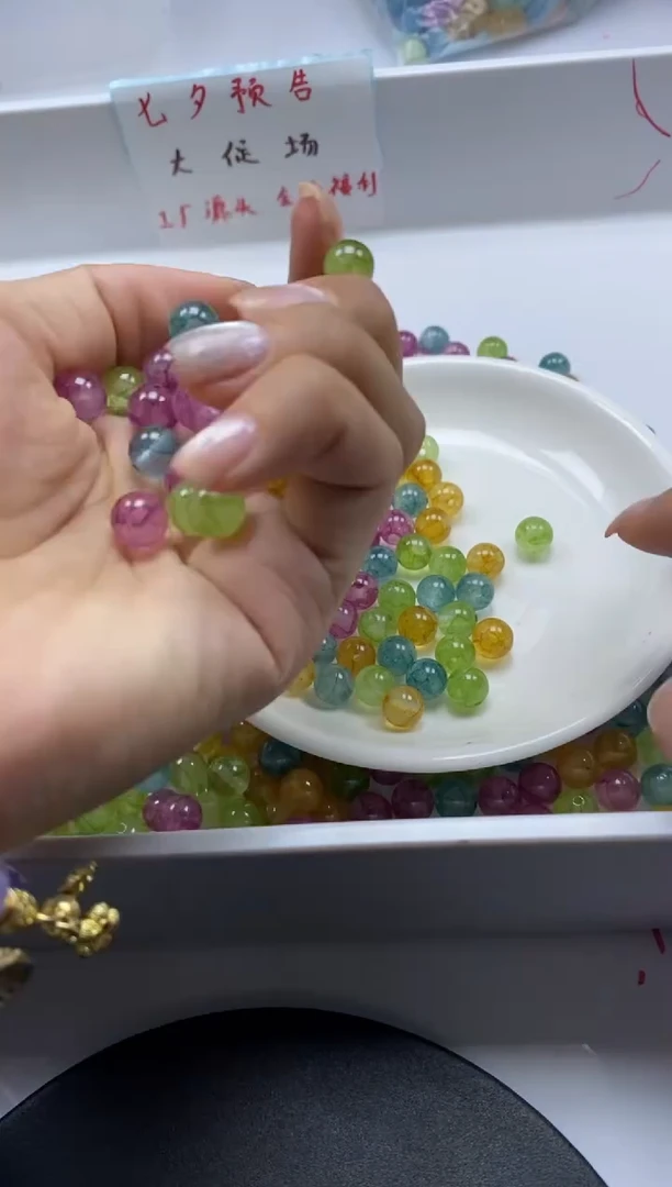 未镶嵌颈饰碧玺w2502彩虹碧玺8mm*30颗